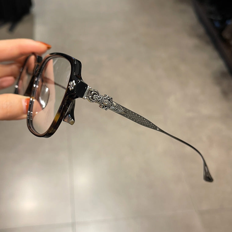 CHH Chrome Hearts Glasses Vintage Pure Titanium Myopia Glasses Frame