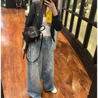 Chh Chrome Heart Leather Bag Backpack Autumn and Winter Backpack