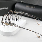 CHH Chrome Hearts Glasses 925 Silver Personality Glasses Frame Myopia Glasses Frame