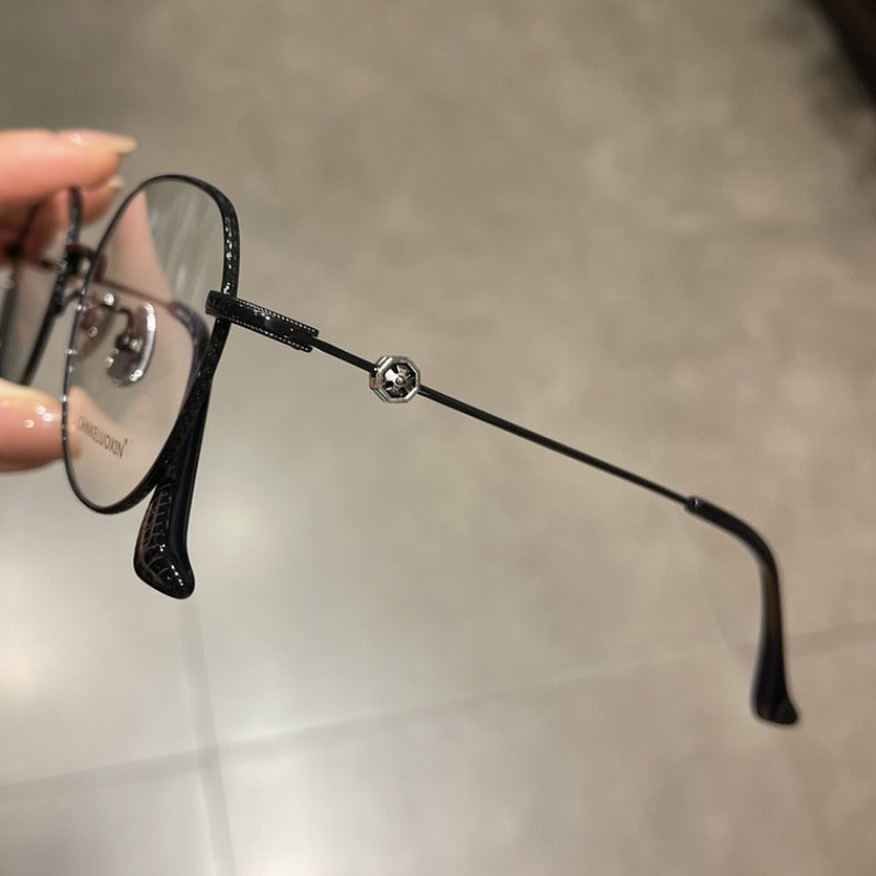 CHH Chrome Hearts Glasses Pure Titanium Ultra Light Retro Myopia Glasses Frame