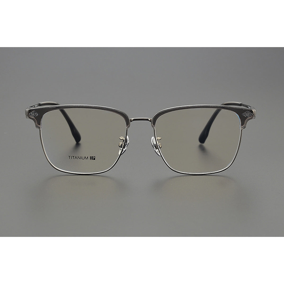 CHH Chrome Hearts Glasses Stylish Vintage Half Frame Pure Titanium Glasses Frame