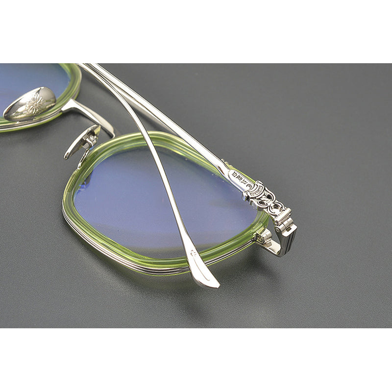 CHH Chrome Hearts Glasses Double-bridge Square Eyeglass Frames