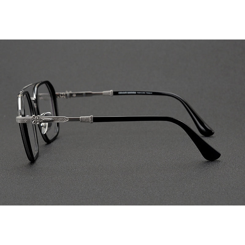 CHH Chrome Hearts Glasses Japanese Handmade Double Beam Glasses Frame Sunglasses