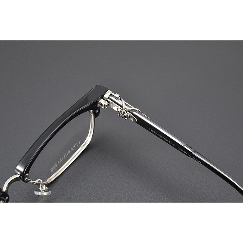 CHH Chrome Hearts Glasses Pure Titanium Cutting Engraving Process Myopia Glasses Frame