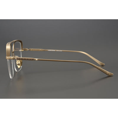 CHH Chrome Hearts Glasses Versatile Pure Titanium Square Glasses Frame