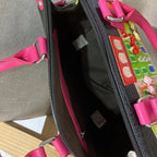 Chh Chrome Heart Leather Bag Embroidered Cartoon Shoulder Bag Crossbody Bag