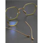 CHH Chrome Hearts Glasses Double Beam Retro Pure Titanium Ultra Light Glasses Frame