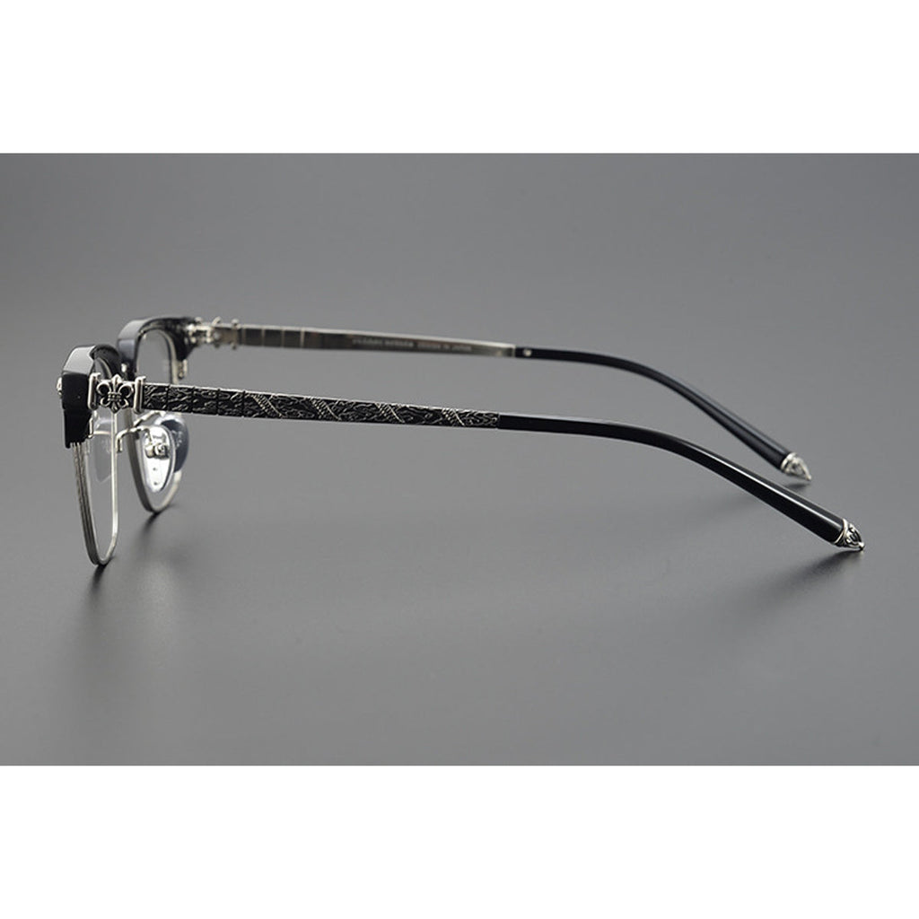 CHH Chrome Hearts Glasses Frameless Pure Titanium Glasses Frame Business