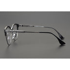 CHH Chrome Hearts Glasses Vintage Ultra Light Half Frame Myopia Glasses Frame