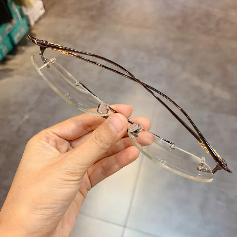 CHH Chrome Hearts Glasses Wide Frameless Myopia