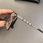 CHH Chrome Hearts Glasses Square Wide Myopia Pure Titanium Glasses Frame